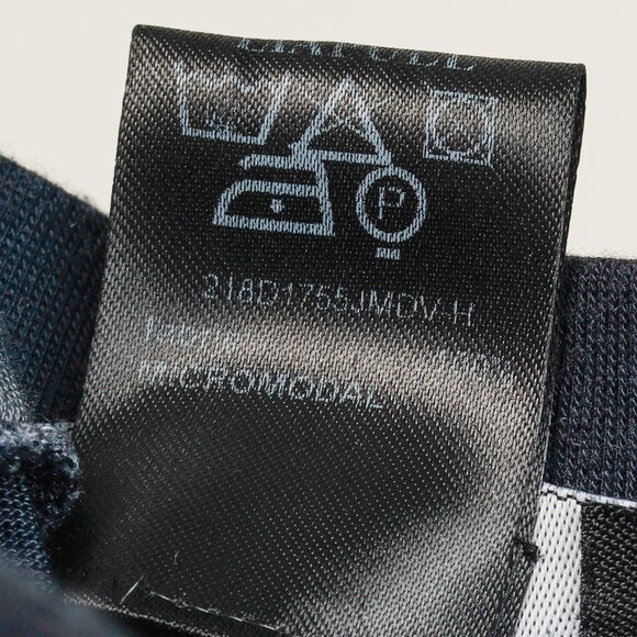 Avant Toi Navy Faded-Effect Jersey Wide-Leg Pants - Picture 7 of 7